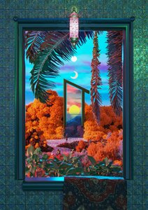 Surrealistyczny portal okienny