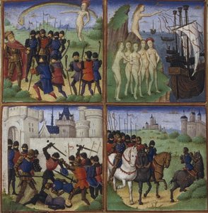 Ilustracja do eposu Eneida autorstwa Wergiliusza, 1450-1499