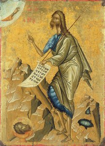 Św. Jan Chrzciciel, ok. 1500 (tempera na panelu)