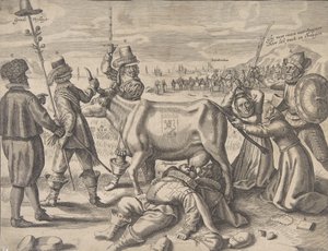 Walka o flamandzką krowę mleczną, 1646.