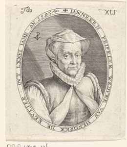 Portret Janneke Peipeller autorstwa Crispijn van de Passe (I)