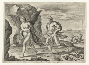 Coronis i Neptune Metamorfosen van Ovidius (tytuł serii)