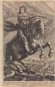 Portret Ludwika XIII na koniu autorstwa Crispijn van de Passe (II)