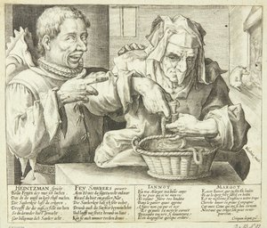 Satyra na higienę autorstwa Crispijn van de Passe