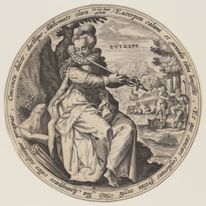 Calliope, z Muz autorstwa Crispijn van de Passe I