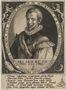 Maurice z Nassau, książę Oranii autorstwa Crispijn van de Passe I