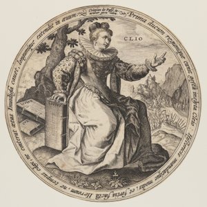 Thalia, z Muz autorstwa Crispijn van de Passe I
