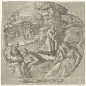 Chrystus na Górze Oliwnej autorstwa Crispijn van den Broeck