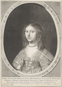 Portret Louise Henriëtte, księżniczki Orange, w wieku 12 lat