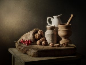 Rustykalna martwa natura z plonami autorstwa Cristiano Giani