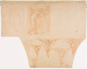 Studia dla Chrystusa spotykającego się z Matką..., Studia anioła w wersecie, 15991604.