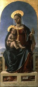 Madonna z Dzieciątkiem autorstwa Cristoforo da Lendinara Canozzi or Canozi