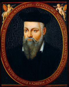 Portret Michel de Notre Dame zwany Nostradamus (Saint-Remy-de-Provence) autorstwa César de Nostredame