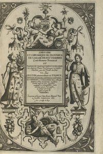 Strona tytułowa Historii i Kroniki Prowansji, 1614 autorstwa César de Nostredame