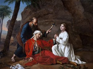 Śmierć Malek-Adhel, 1814. autorstwa Césarine Henriette Davin Mirvault