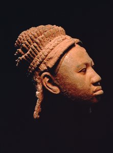 Głowa królowej Yoruba z Ita Yemoo, Ife, Nigeria autorstwa Culture Yoruba