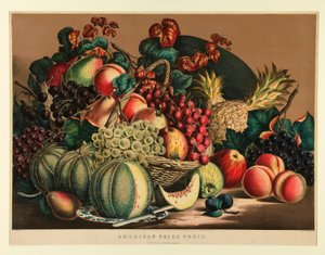 Amerykańska Nagroda Owoce autorstwa Currier and Ives