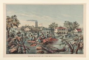 :Wysoka woda autorstwa Currier and Ives