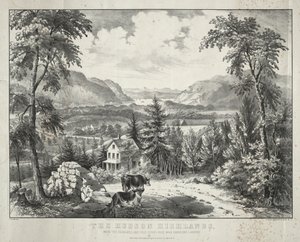 Wyżyny Hudsonu autorstwa Currier and Ives