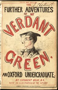 Ilustracja okładki do filmu „Dalsze przygody pana Verdanta Greena An Oxford licencjat” autorstwa Cuthbert Bede