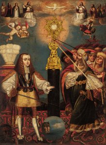 Karol II w obronie Eucharystii, koniec XVII wieku