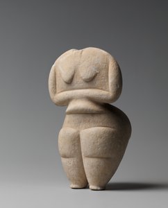 Ostateczna neolityczna postać kobieca, 4500-4000 pne (marmur) autorstwa Cycladic Cycladic