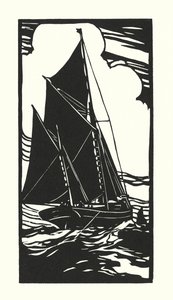 Łodzie rybackie i barki: Brixham Trawler (drzeworyt)