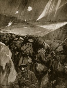 Bułgarzy oblegający Adrianopol, 1912-13 autorstwa Cyrus Cuneo