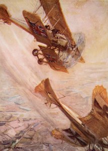 Ilustracja z książki „Told in the Huts: The YMCA Gift Book”, wydanej w 1916 r. autorstwa Cyrus Cuneo