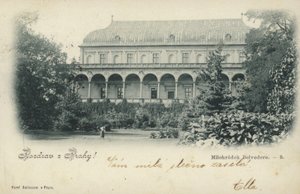 Pocztówka przedstawiająca Belweder w Milohradku autorstwa Czech Photographer