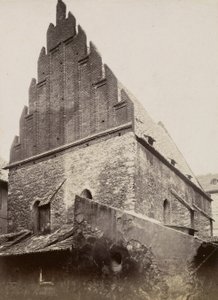 Stara Nowa Synagoga, ok. 1875 r. autorstwa Czech Photographer Czech Photographer