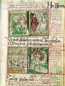Jak leczyć choroby, z Tractatus de Pestilencia autorstwa Czech School