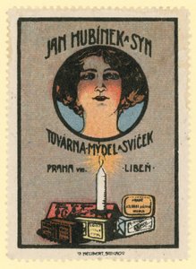 Fabryka mydła i świec Jan Hubinek i Syn autorstwa Czech School