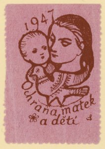 Ochrona matek i dzieci, 1947 autorstwa Czech School