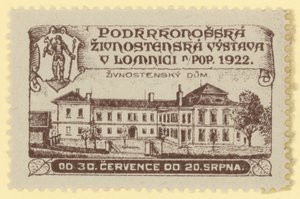 Wystawa handlowa, Łomnica., Czechosłowacja, 1922 autorstwa Czech School