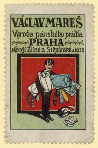 Vaclav Mares, producenci odzieży męskiej, Praga autorstwa Czech School