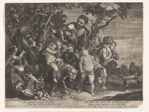 Triomf van Bachus autorstwa D. Brunn