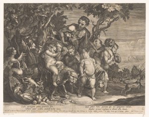 Triomf van Bachus autorstwa D. Brunn