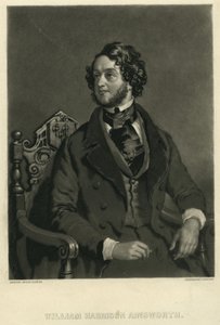 William Harrison Ainsworth, c.1841 (mezzotinta) autorstwa D McClise