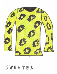 Sweter (pisak na papierze) autorstwa Daisy de Villeneuve