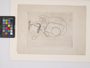 Bez tytułu, około 1938 r. (rycina na białym papierze) autorstwa Dalla Husband