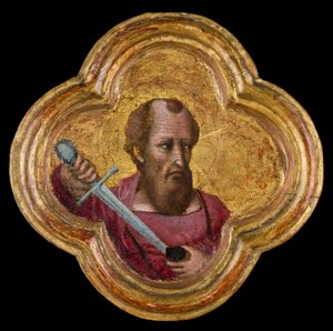Św. Paweł (tempera na panelu) autorstwa Dalmasio di Jacopo Scannabecchi Dalmasio di Jacopo Scannabecchi