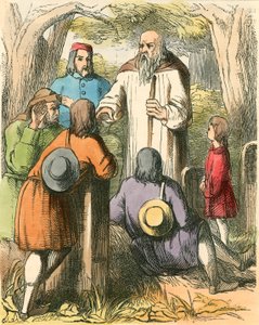 ډیک ویټینګټن د کلیوالو پولي ته غوږ نیسي autorstwa Dalziel Brothers