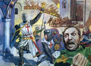 Krzyżowcy plądrujący Konstantynopol