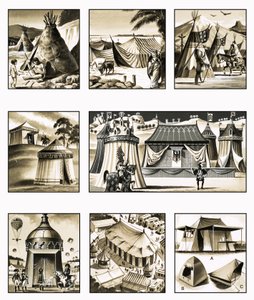 From Then Till Now: Historia namiotów - domy w drodze autorstwa Dan Escott