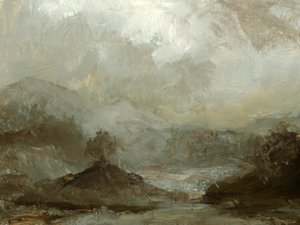 Dąb na wzgórzu autorstwa Dan Hobday