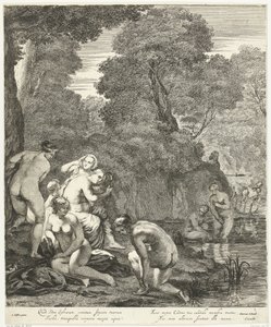 Diana i jej nimfy odkryte przez Actaeon