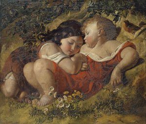 Dzieci w lesie autorstwa Daniel Maclise