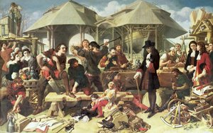 Piotr I Wielki (1672-1725) w Deptford Dockyard