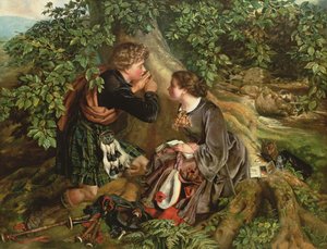 Szkoccy kochankowie, 1863 autorstwa Daniel Maclise